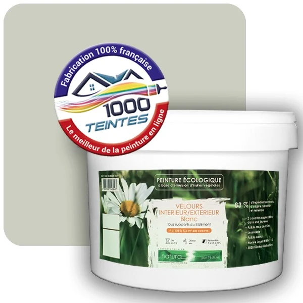 Peinture Natura Tassili® Les Verts (Mille Teintes E10-57) Intérieur/Extérieur VELOURS