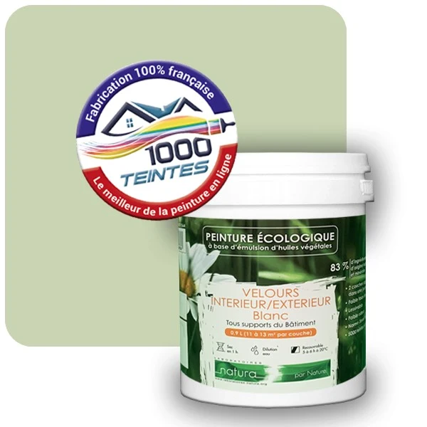 Peinture Natura Tassili® Les Verts (Mille Teintes E10-52) Intérieur/Extérieur VELOURS