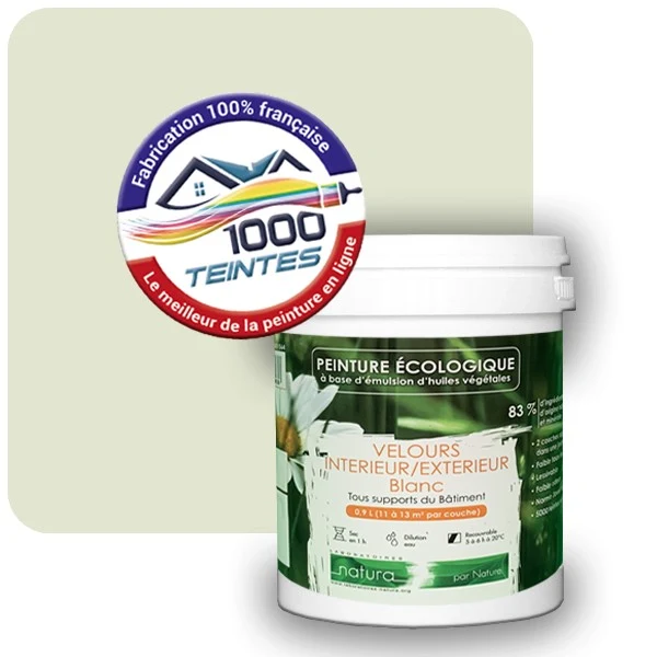 Peinture Natura Tassili® Les Verts (Mille Teintes E10-51) Intérieur/Extérieur VELOURS