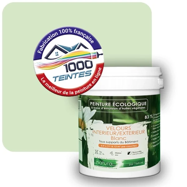 Peinture Natura Tassili® Les Verts (Mille Teintes E10-41) Intérieur/Extérieur VELOURS