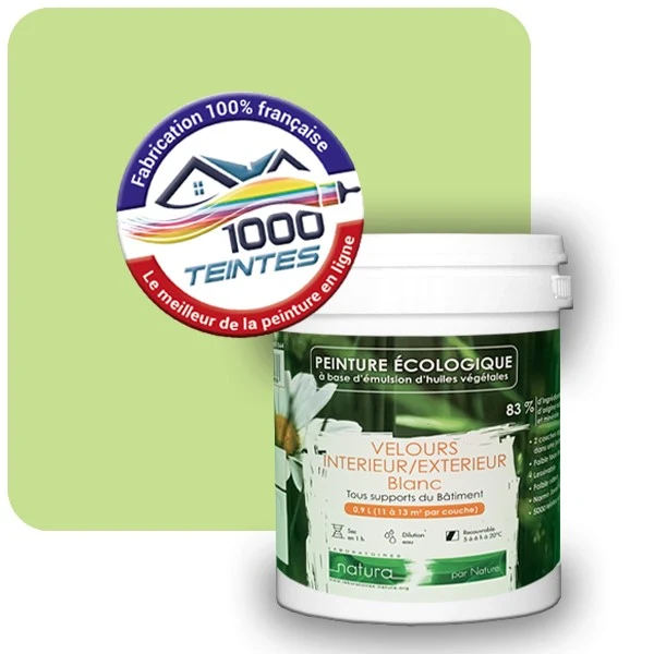 Peinture Natura Tassili® Les Verts (Mille Teintes E10-2) Intérieur/Extérieur VELOURS