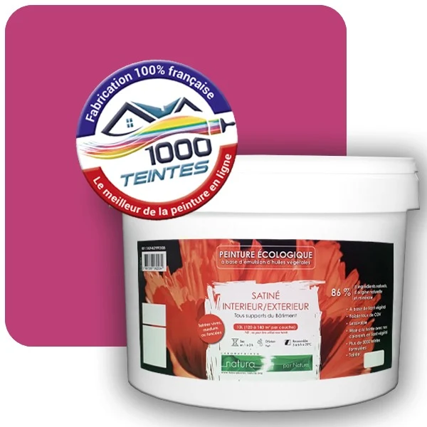 Peinture Natura Tassili® Telemagenta (RAL Classic 4010) Intérieur/Extérieur SATIN