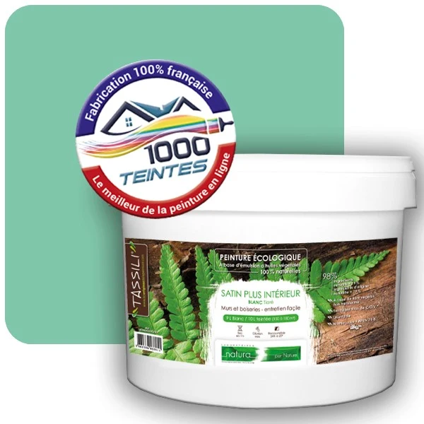 Peinture Natura Tassili® Les Verts (Mille Teintes E12-8) Intérieur SATIN