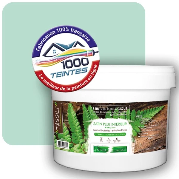Peinture Natura Tassili® Les Verts (Mille Teintes E12-7) Intérieur SATIN