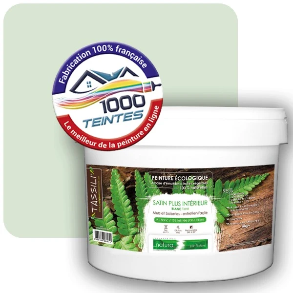 Peinture Natura Tassili® Les Verts (Mille Teintes E12-31) Intérieur SATIN