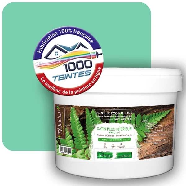 Peinture Natura Tassili® Les Verts (Mille Teintes E12-3) Intérieur SATIN