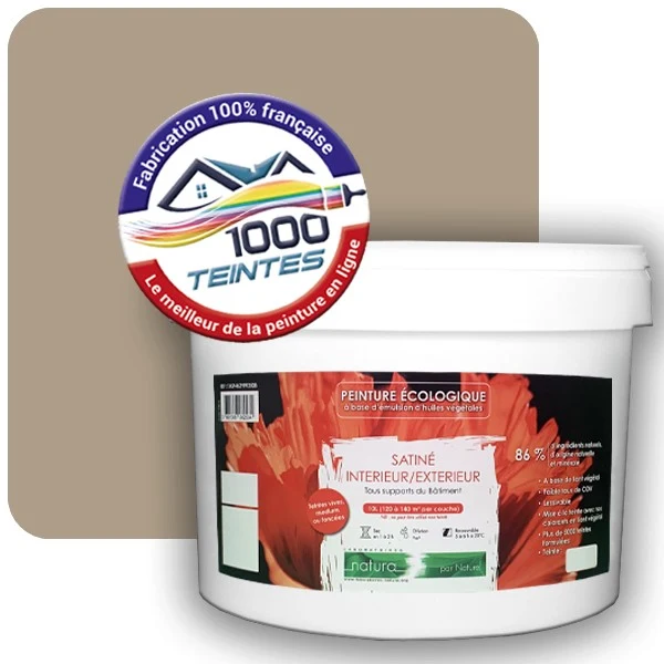 Peinture Natura Tassili® Les Jaunes (Mille Teintes E6-17) Intérieur/Extérieur SATIN