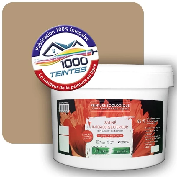 Peinture Natura Tassili® Les Bruns (Mille Teintes E5-58) Intérieur/Extérieur SATIN