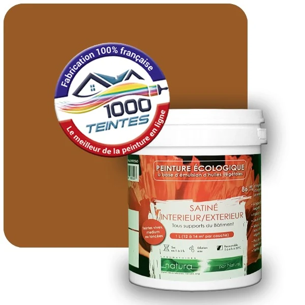 Peinture Natura Tassili® Les Oranges (Mille Teintes E4-50) Intérieur/Extérieur SATIN