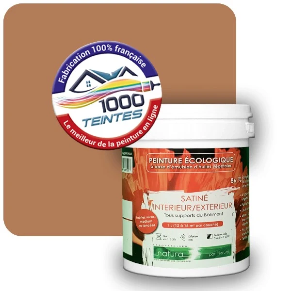 Peinture Natura Tassili® Les Oranges (Mille Teintes E4-34) Intérieur/Extérieur SATIN