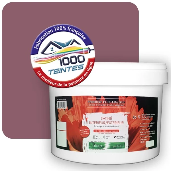 Peinture Natura Tassili® Les Roses (Mille Teintes E1-30) Intérieur/Extérieur SATIN