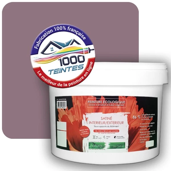 Peinture Natura Tassili® Les Roses (Mille Teintes E1-14) Intérieur/Extérieur SATIN