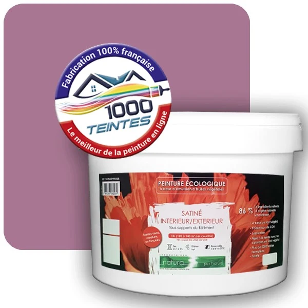 Peinture Natura Tassili® Les Roses (Mille Teintes E1-4) Intérieur/Extérieur SATIN